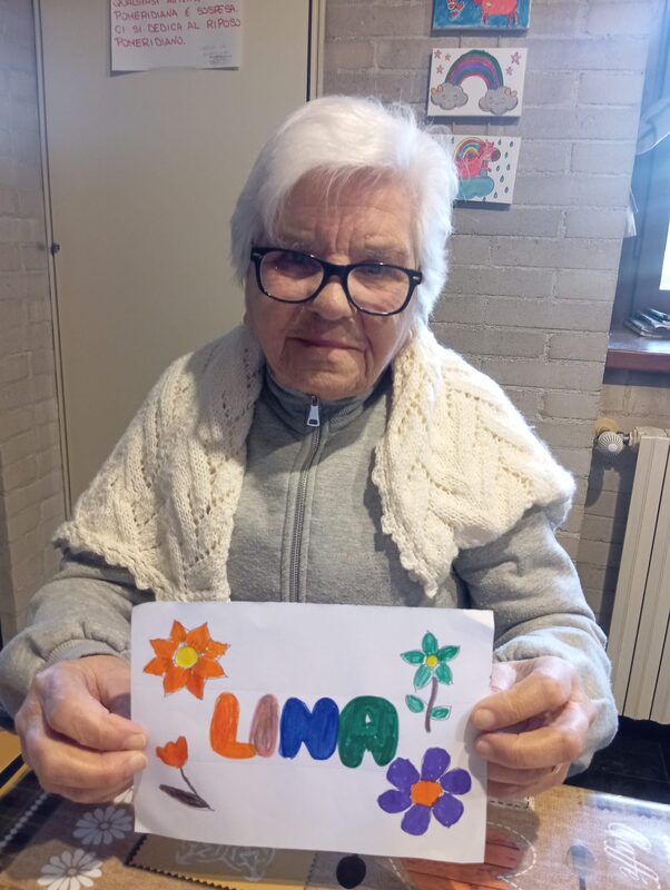 Laboratorio di pittura per anziani Villa Roveglia